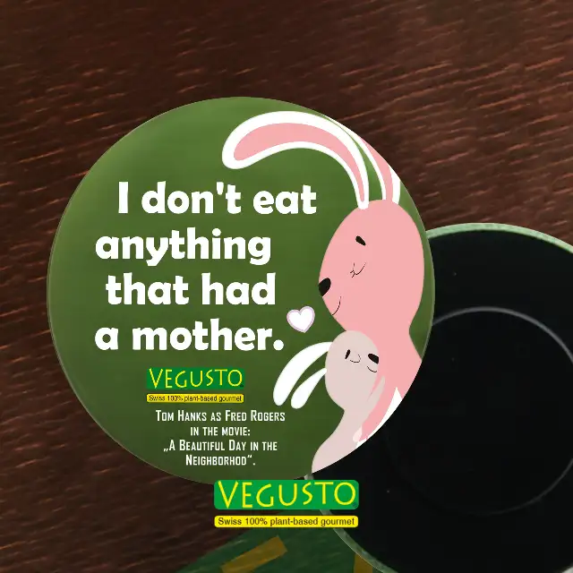 Kühlschrank-Magnet: I don't eat anything that had a mother!