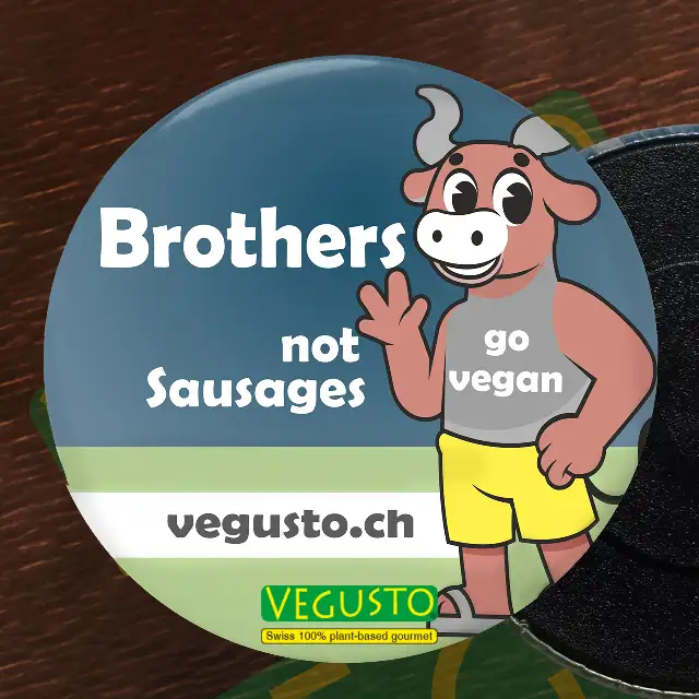 Kühlschrank-Magnet: Brothers not Sausages!
