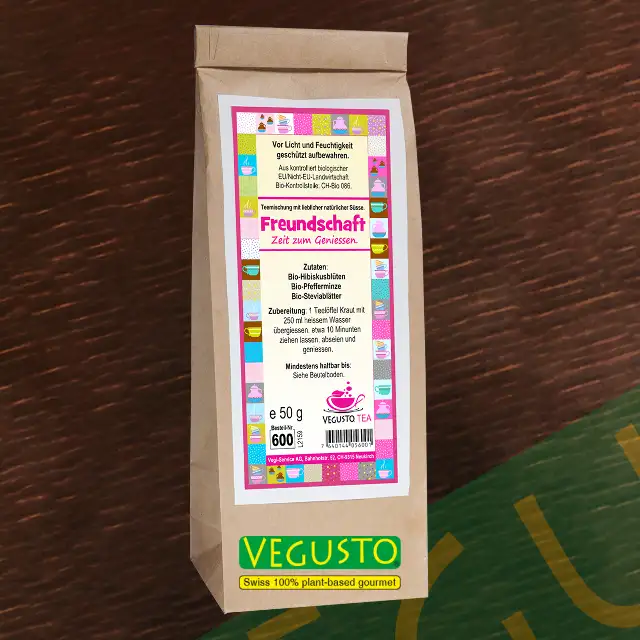 Freundschaft: Vegusto Bio-Teekräutermischung